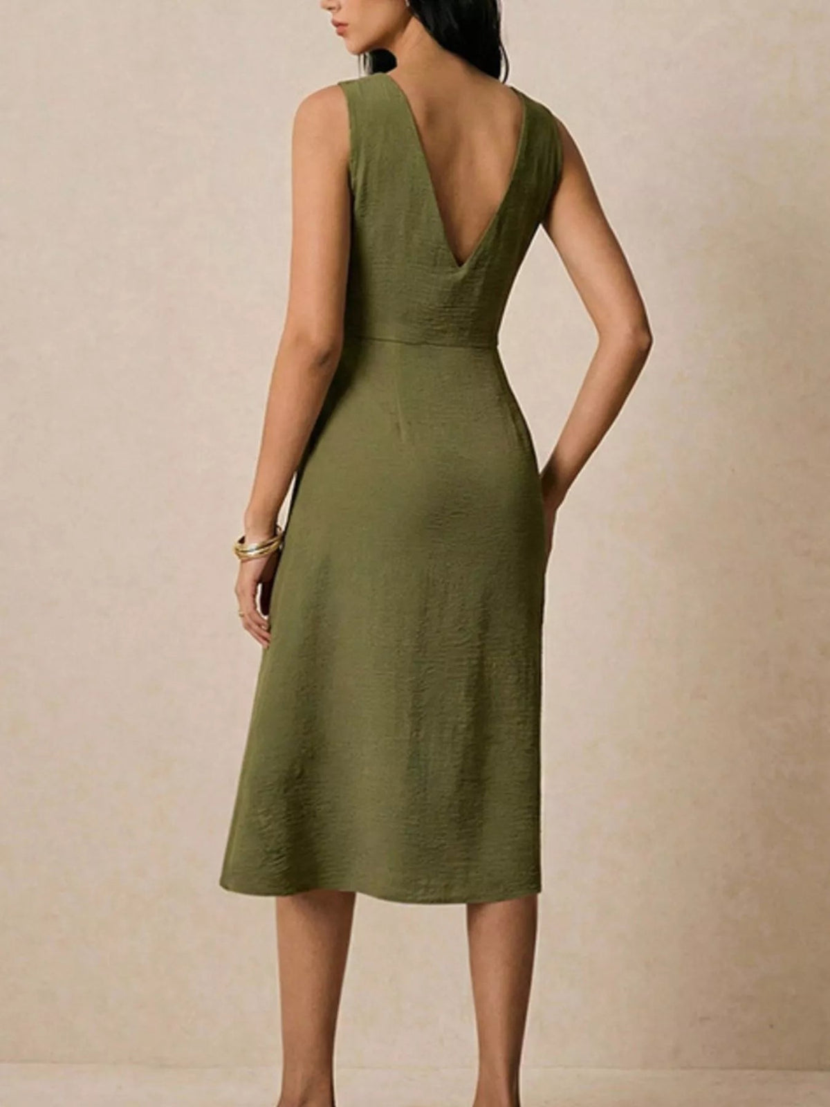 Asymmetrical Neck Ruched Midi Dress for Women – Bodycon Party Dress - Sundrift