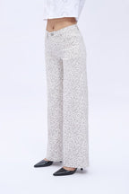 Baggy Wide Leg BBL Jeans for Women – Mid Low Rise Distressed Stretch Denim - Sundrift