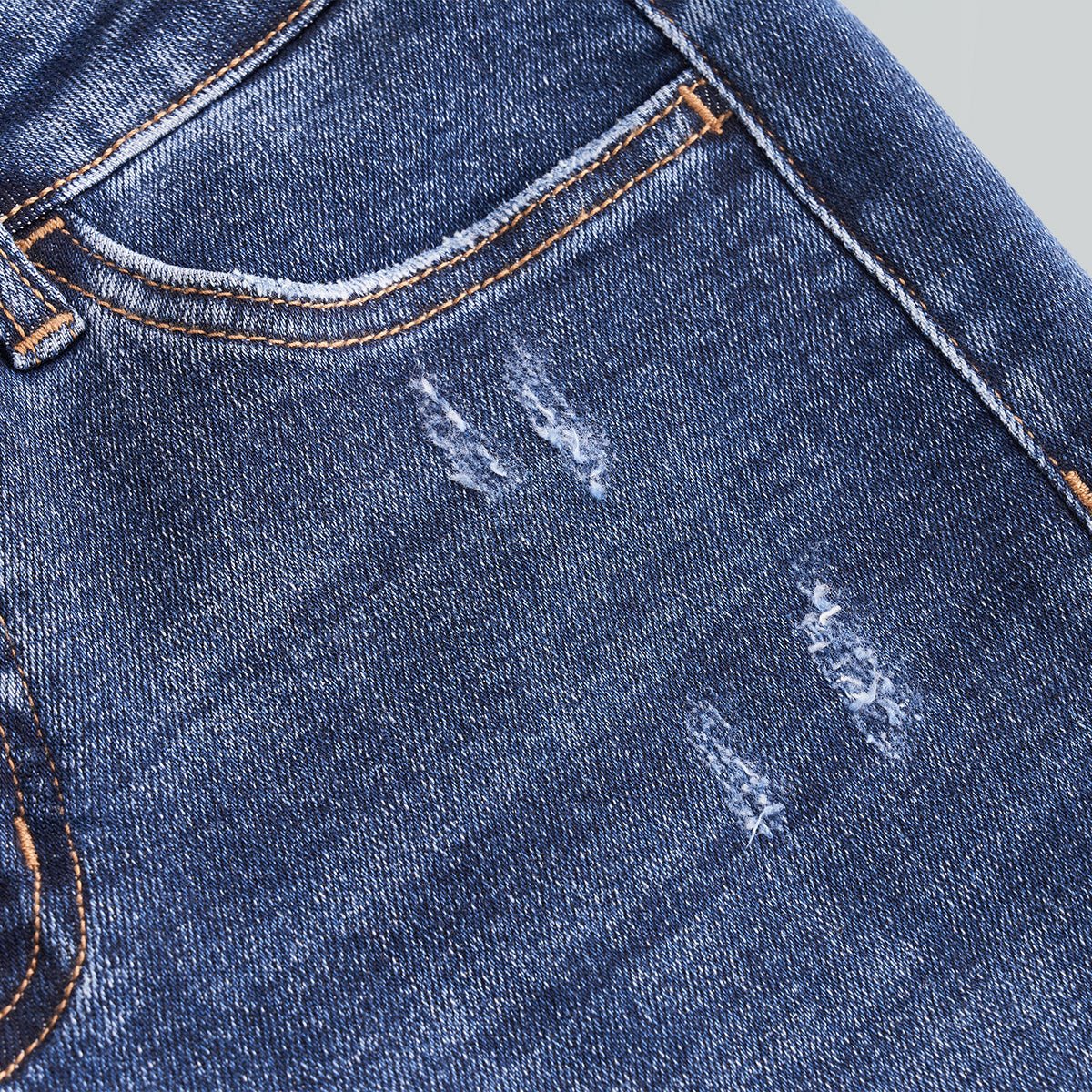 Baggy Wide Leg BBL Jeans for Women – Mid Low Rise Distressed Stretch Denim - Sundrift