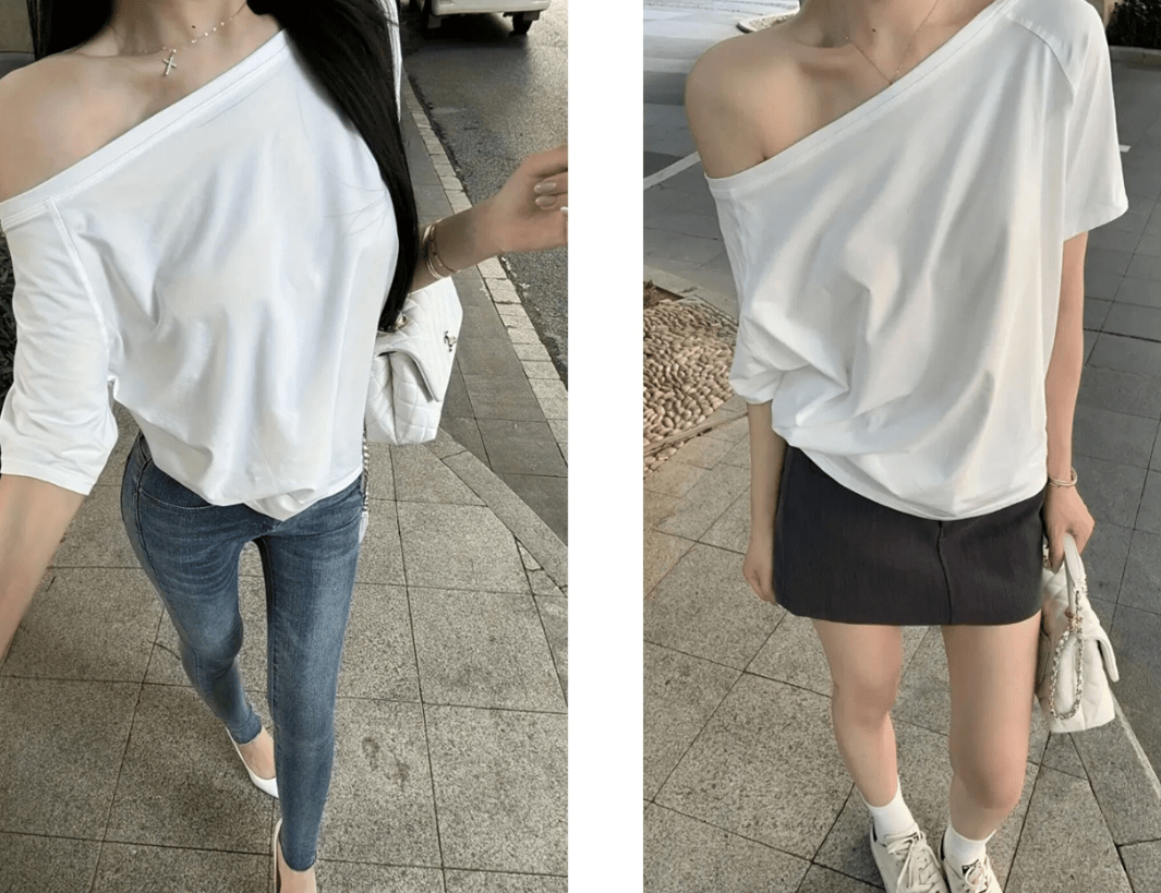 Basic Short Sleeve T-Shirt for Women – Solid Colour Everyday Cotton Tee - Sundrift