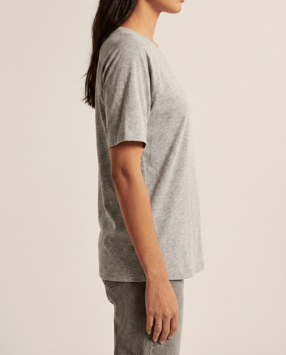 Basic Short Sleeve T-Shirt for Women – Solid Colour Everyday Cotton Tee - Sundrift