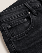 Black Wide Leg BBL Jeans for Women – Mid Low Rise Baggy Stretch Denim - Sundrift