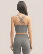 Crisscross Sports Bra for Women – Cloud Light Seamless Yoga Bra - Sundrift