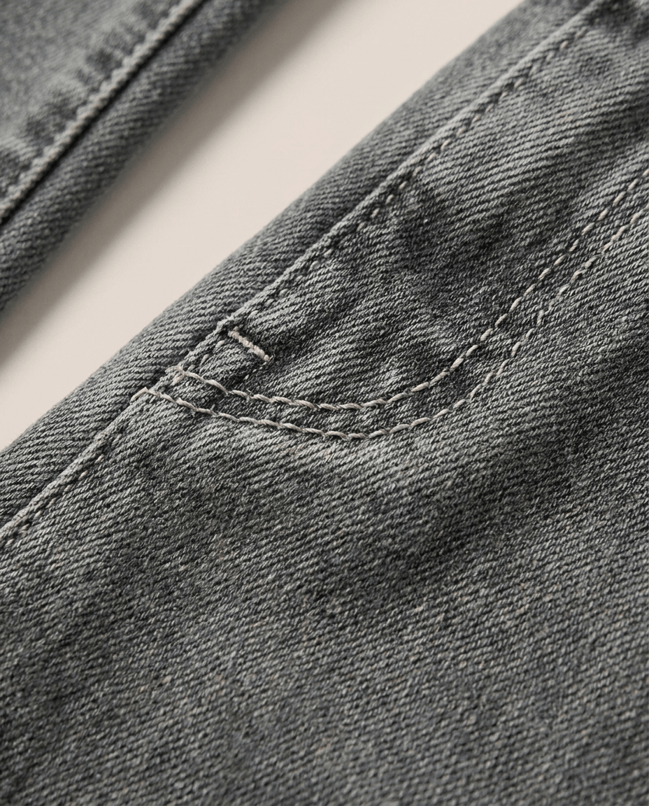 Gray Wide Leg BBL Jeans for Women – Stretchy Mid Low Rise Baggy Mom Jeans - Sundrift