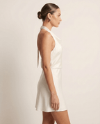 Halter Neck Mini Dress for Women – Backless Party & Going Out Dress - Sundrift