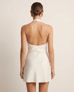 Halter Neck Mini Dress for Women – Backless Party & Going Out Dress - Sundrift