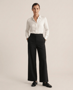 High Waist Wide Leg Trousers for Women – Loose Business Casual Work Pants - Sundrift