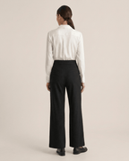 High Waist Wide Leg Trousers for Women – Loose Business Casual Work Pants - Sundrift