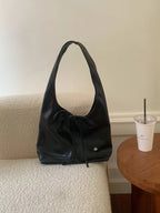 Knotted Leather Shoulder Bag for Women – Minimalist Everyday Handbag - Sundrift