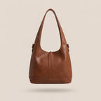 Knotted Leather Shoulder Bag for Women – Minimalist Everyday Handbag - Sundrift
