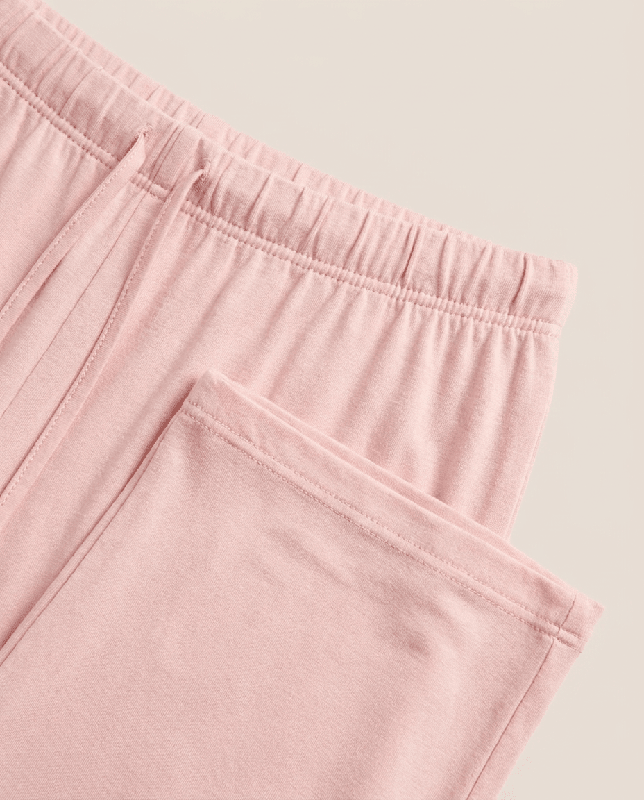 Lace Trim Cami & Pants Lounge Set for Women – Soft Satin Pajama Set - Sundrift