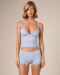 Lace Trim Cami & Shorts Pajama Set for Women – Soft Satin Sleepwear - Sundrift