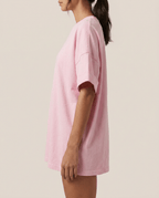 Oversized T-Shirt for Women – Gina Basic Cotton Tee, One Size, 19 Colours - Sundrift