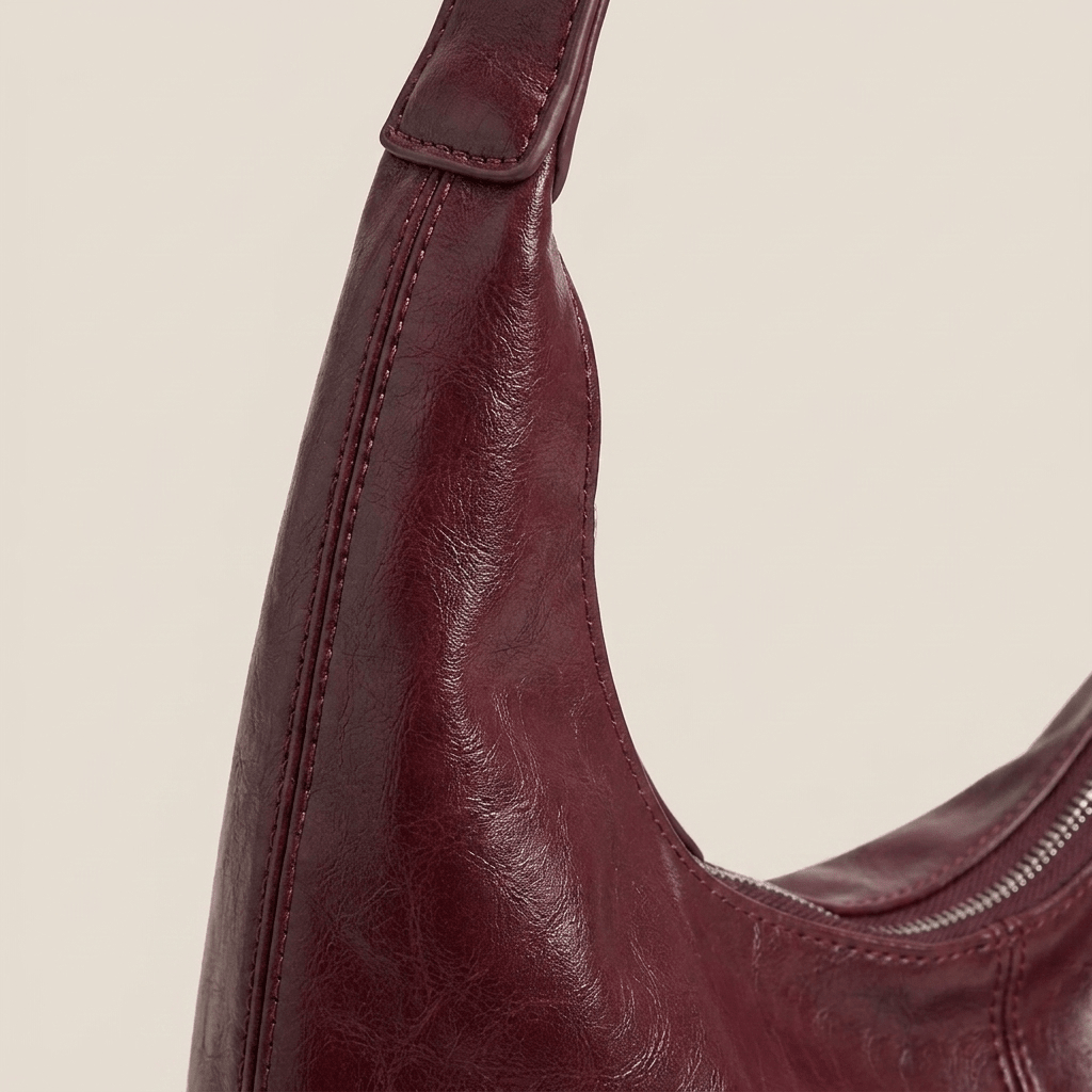 PU Leather Hobo Shoulder Bag for Women – Slouchy Everyday Handbag - Sundrift