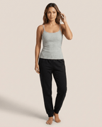 Ribbed Padded Cami Top 3 Pack for Women – Sleeveless Basic Crop Tank Tops - Sundrift