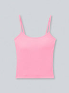 Ribbed Padded Cami Top 3 Pack for Women – Sleeveless Basic Crop Tank Tops - Sundrift