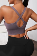 Scoop Neck Longline Sports Bra for Women – Supportive Yoga & Gym Bra - Sundrift