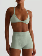 Seamless Bra & High Waist Boyshorts Set for Women – Underwear Set - Sundrift