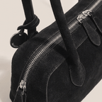 Solid Colour Shoulder Bag for Women – Minimalist Leather Look Handbag - Sundrift