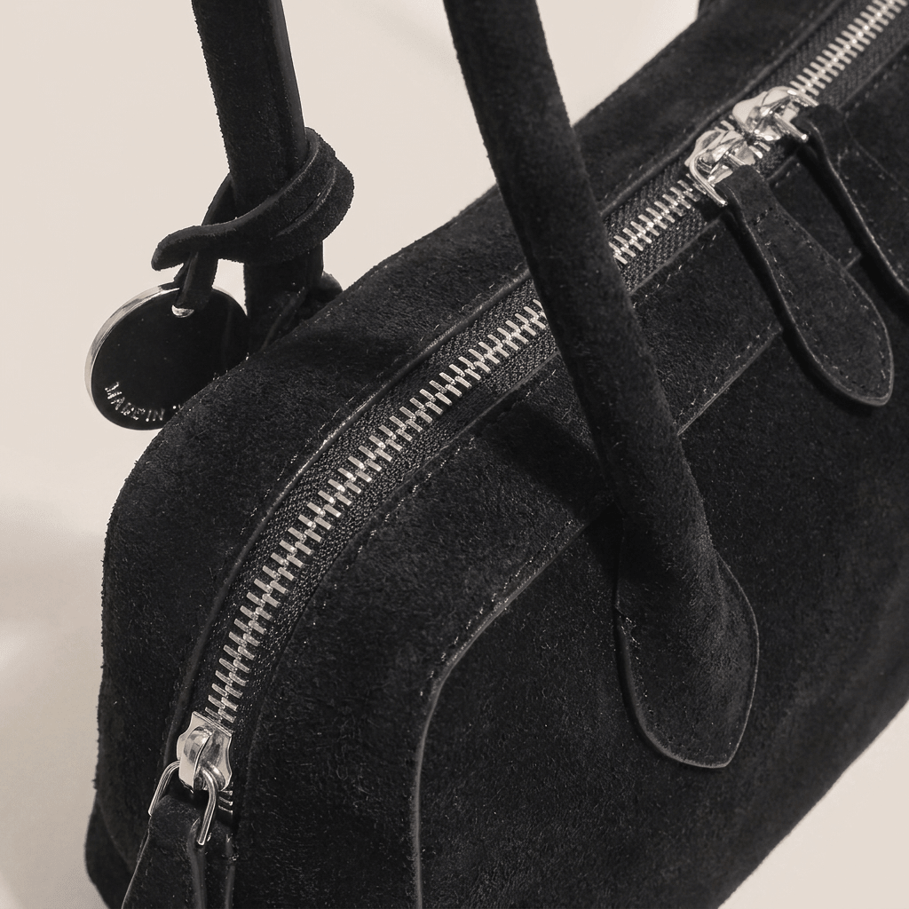 Solid Colour Shoulder Bag for Women – Minimalist Leather Look Handbag - Sundrift