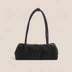Solid Colour Shoulder Bag for Women – Minimalist Leather Look Handbag - Sundrift