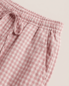 Striped Linen Wide Leg Pants for Women – Palazzo Beach Trousers with Pockets - Sundrift