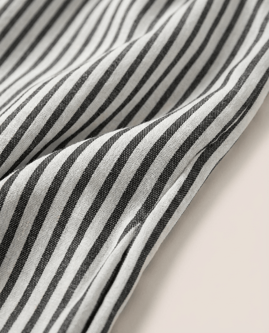 Striped Wide Leg Pants for Women – Lightweight Flowy Trousers with Pockets - Sundrift
