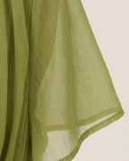 Two Piece Chiffon Summer Set for Women – V Neck Crop Top & Maxi Skirt - Sundrift