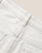 White Wide Leg BBL Jeans for Women – Stretchy Mid Low Rise Baggy Mom Jeans - Sundrift